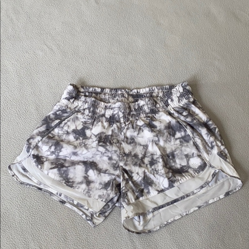 Grey marble athleta shorts